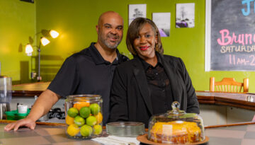 photo of Joseph and Katina Stith, owners of PKK Southern Cuisine
