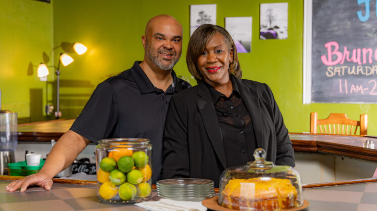 photo of Joseph and Katina Stith, owners of PKK Southern Cuisine