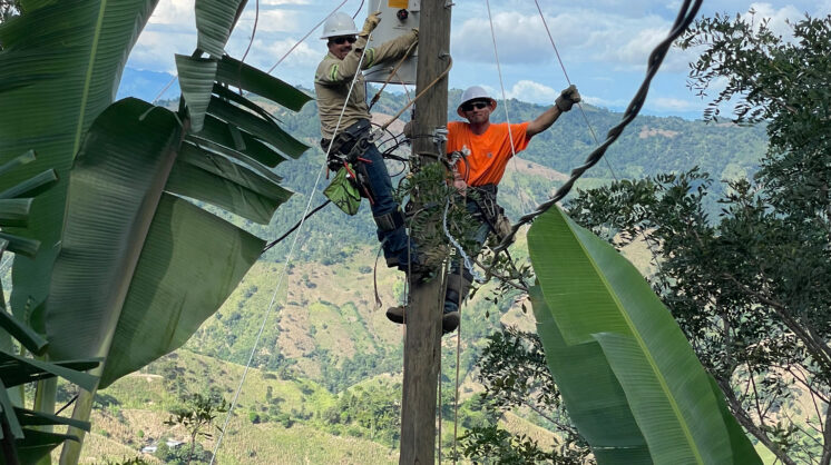 Linemen from NEC Co-Op, along with other South Texas cooperatives, on a mission.