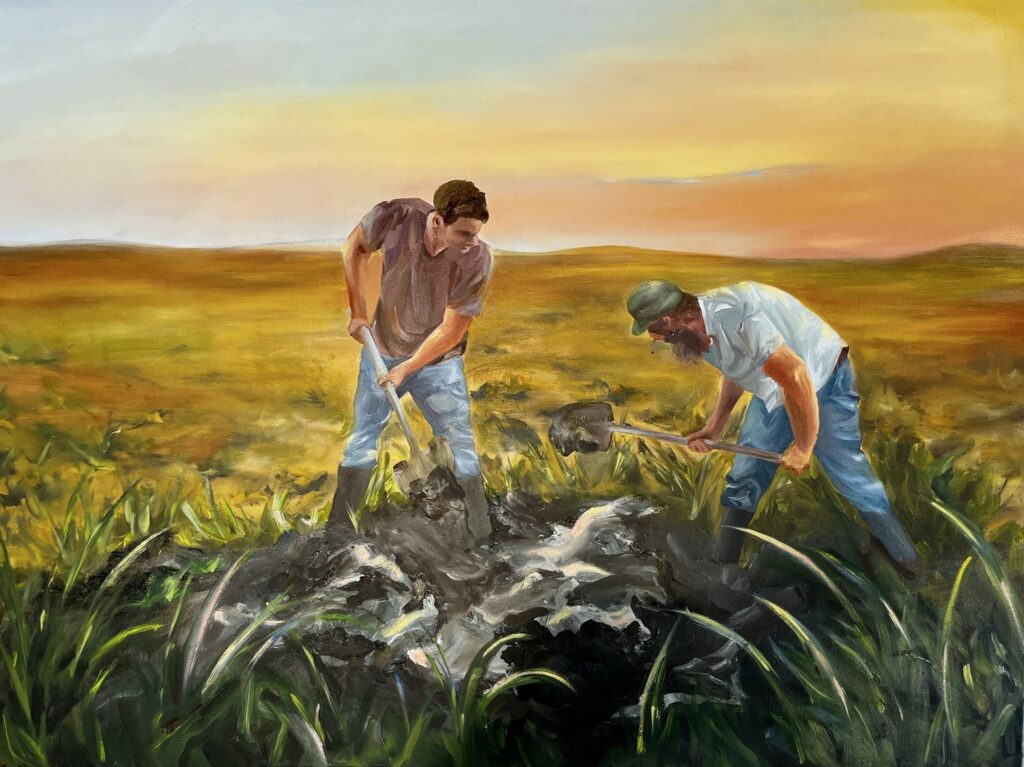 Karlina Higdon's piece titled "Water Leak" will be on display at the Rockport Center for the Arts' "Rising Eyes of Texas" exhibition.