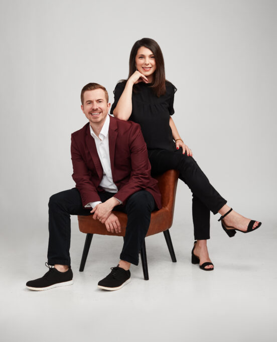 photo of the founders and owners of The Bend Magazine, Jordan and Kaley Regas