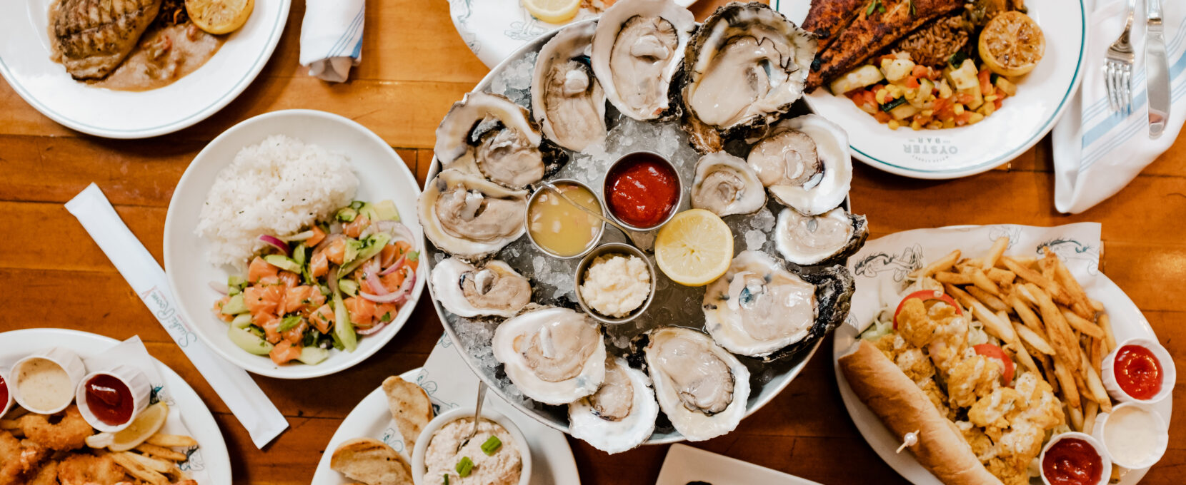 photo of seafood in the Coastal Bend from Water Street Oyster Bar
