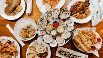 photo of seafood in the Coastal Bend from Water Street Oyster Bar