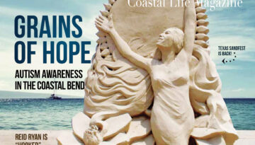 a photo of the first cover of The Bend Magazine in April 2014
