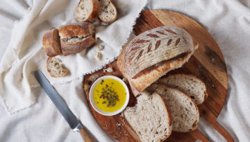 fresh-baked bread in the coastal bend