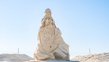 photo of a sand sculpture from Texas SandFest