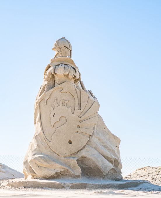photo of a sand sculpture from Texas SandFest