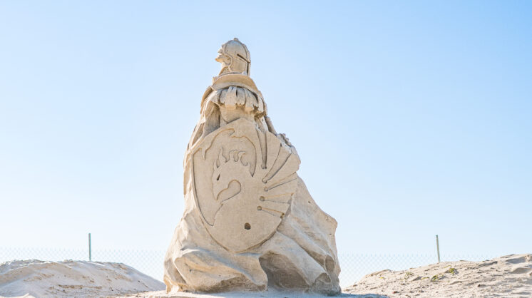 photo of a sand sculpture from Texas SandFest