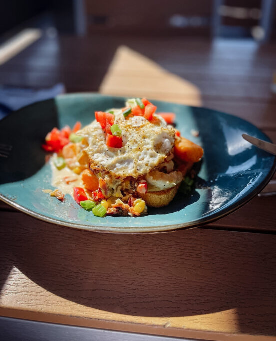 Sunday brunch at Tortuga's Saltwater Grill in Port Aransas