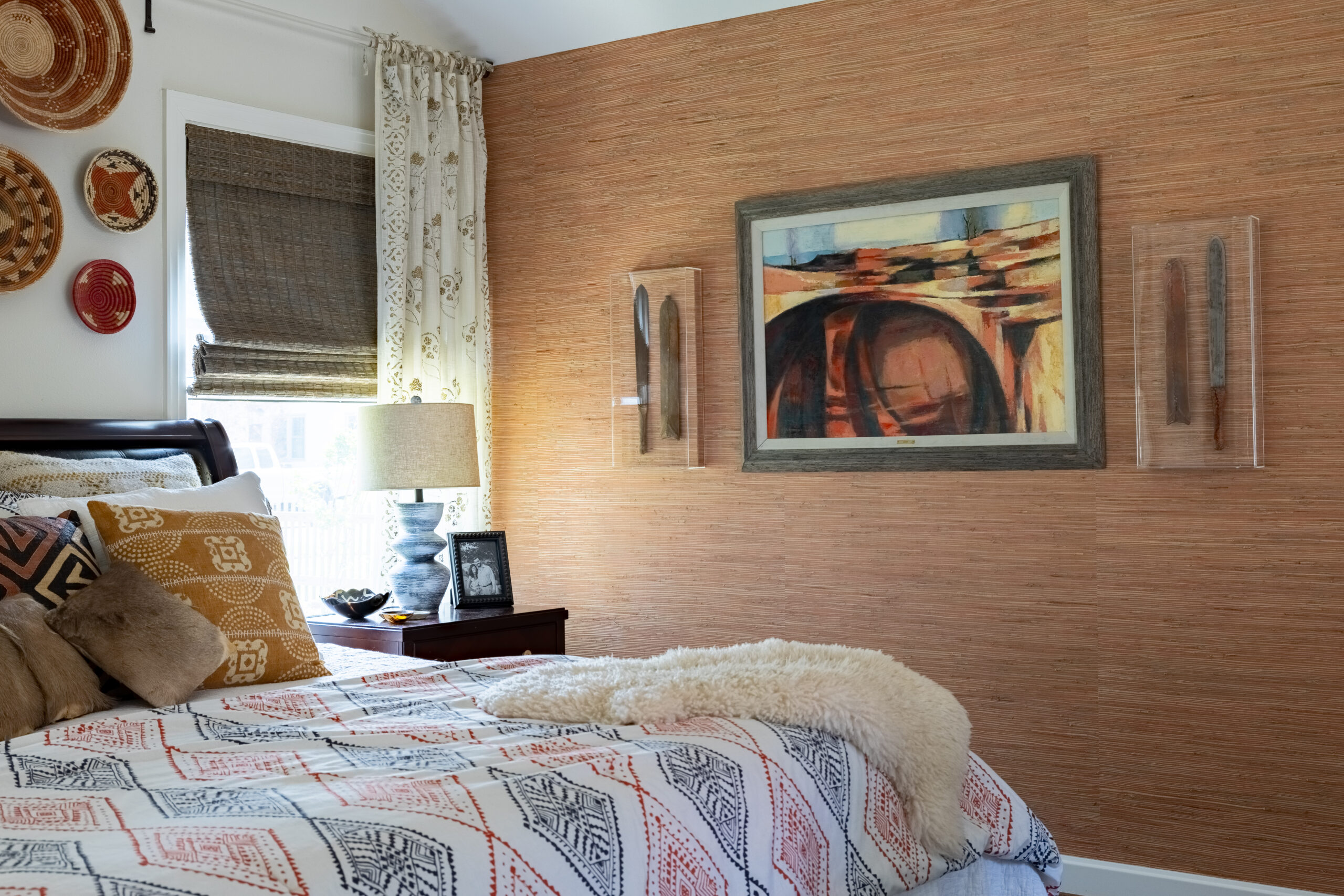 photo of an art-filled home in the Del Mar neighborhood in Corpus Christi