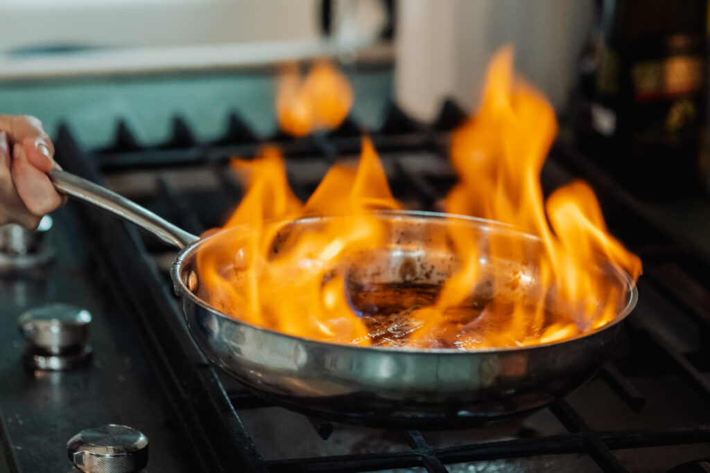 Bananas Foster Flambé for healthy recipe