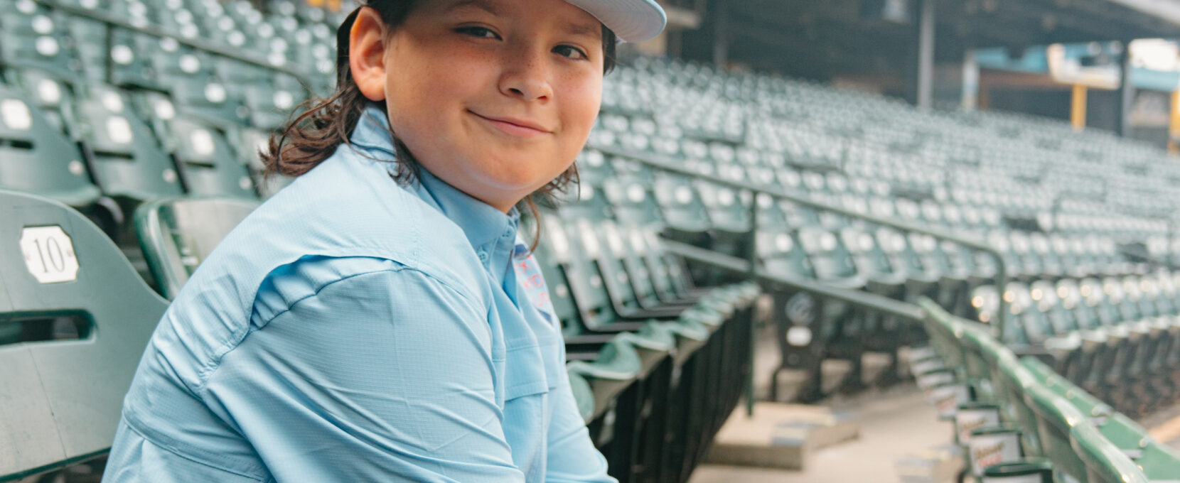 a photo of Nate Gonzalez, the founder of the Corpus Christi non-profit, Nate's Next Kid Up