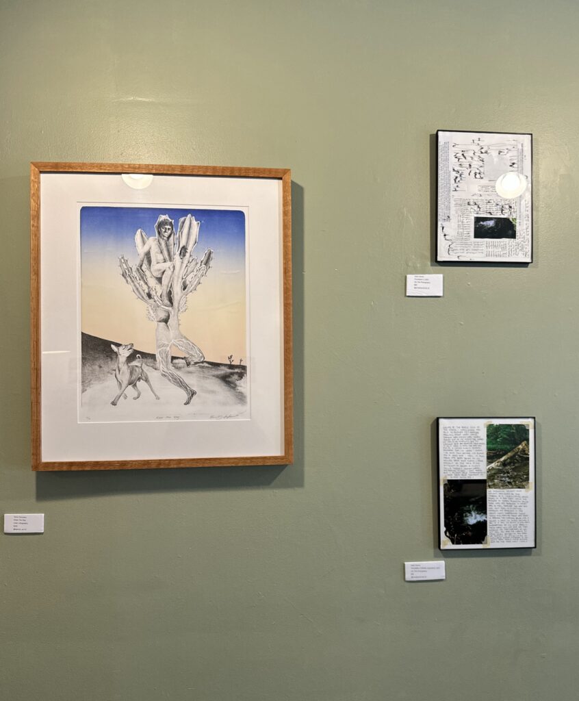 Featured works of art in the pride exhibition titled "Where do you go?" in Corpus Christi.