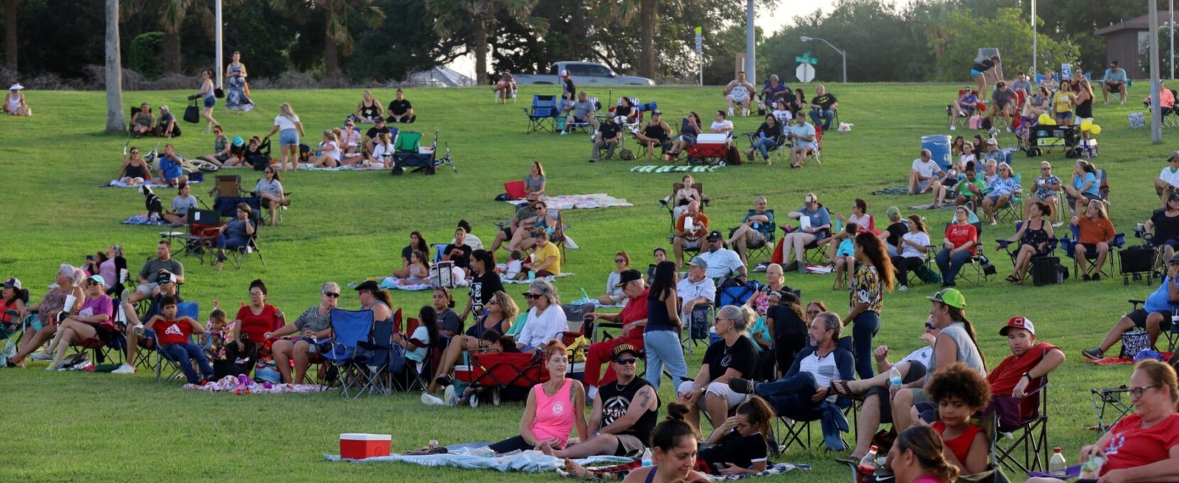 Community gathered to watch the Bay Jammin Series in Corpus Christi