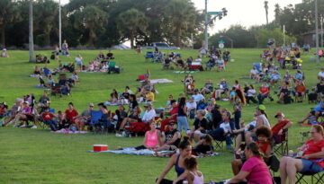Community gathered to watch the Bay Jammin Series in Corpus Christi