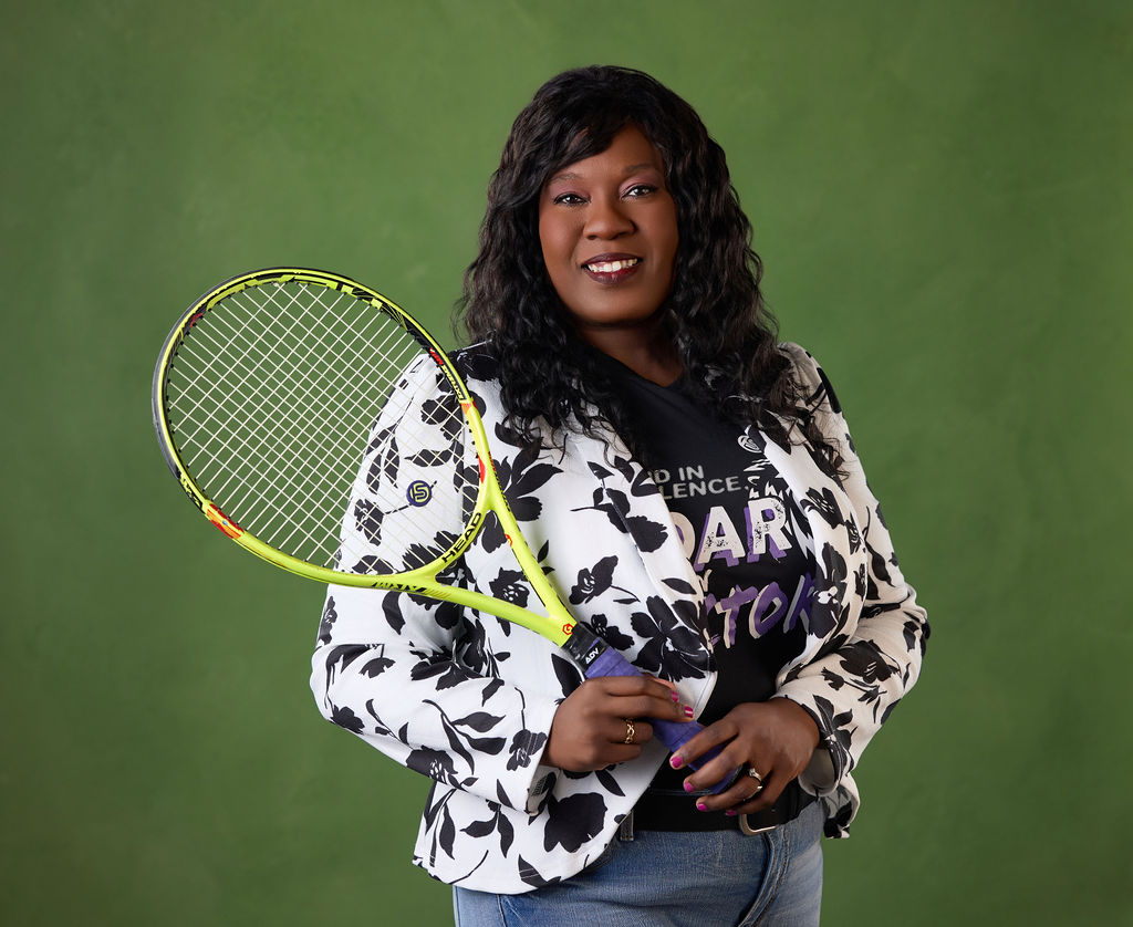 photo of Cher-ri Peña, executive director of the nonprofit Tennis Success