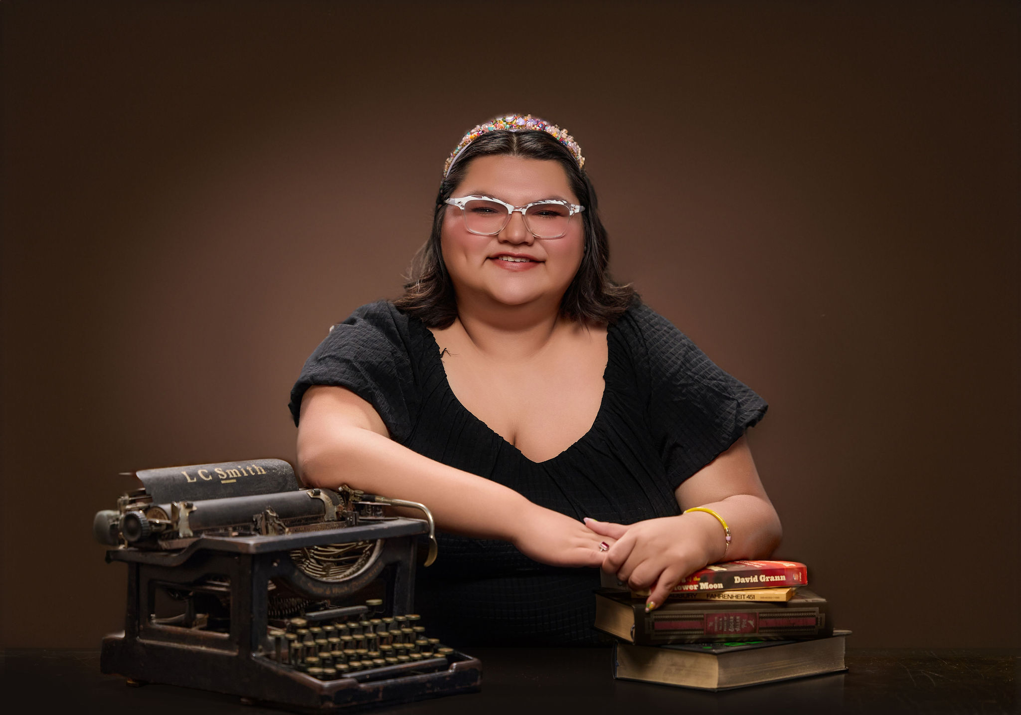 photo of Abigail Treviño, founder of the coastal bend non-profit, The Traveling Library