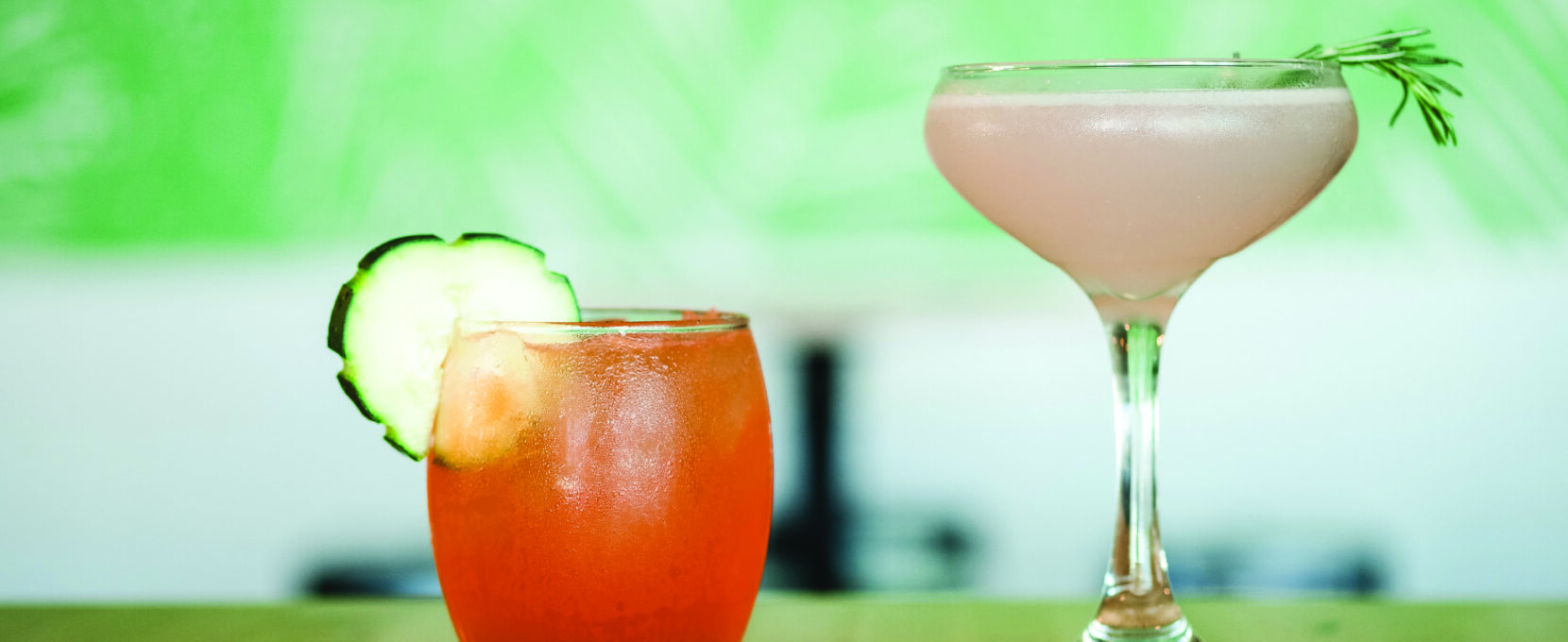 photo of cocktails from BUS