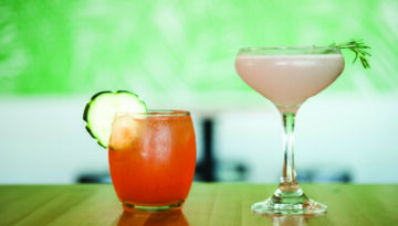 photo of cocktails from BUS