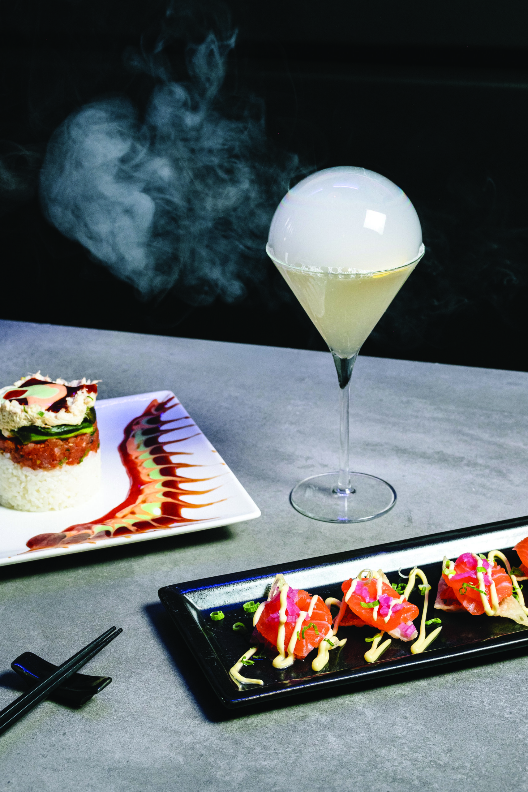 photo of the offerings at Dokyo Dauntaun, a perfect desination for a girls night out I Corpus Christi