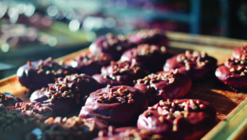a photo of Gates Donuts drive-thru breakfast donuts