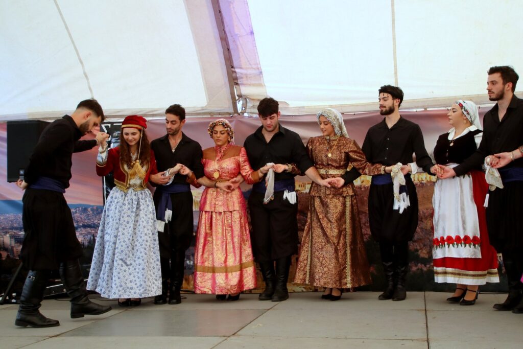 Dancers at the Greek Festival in Corpus Christi.