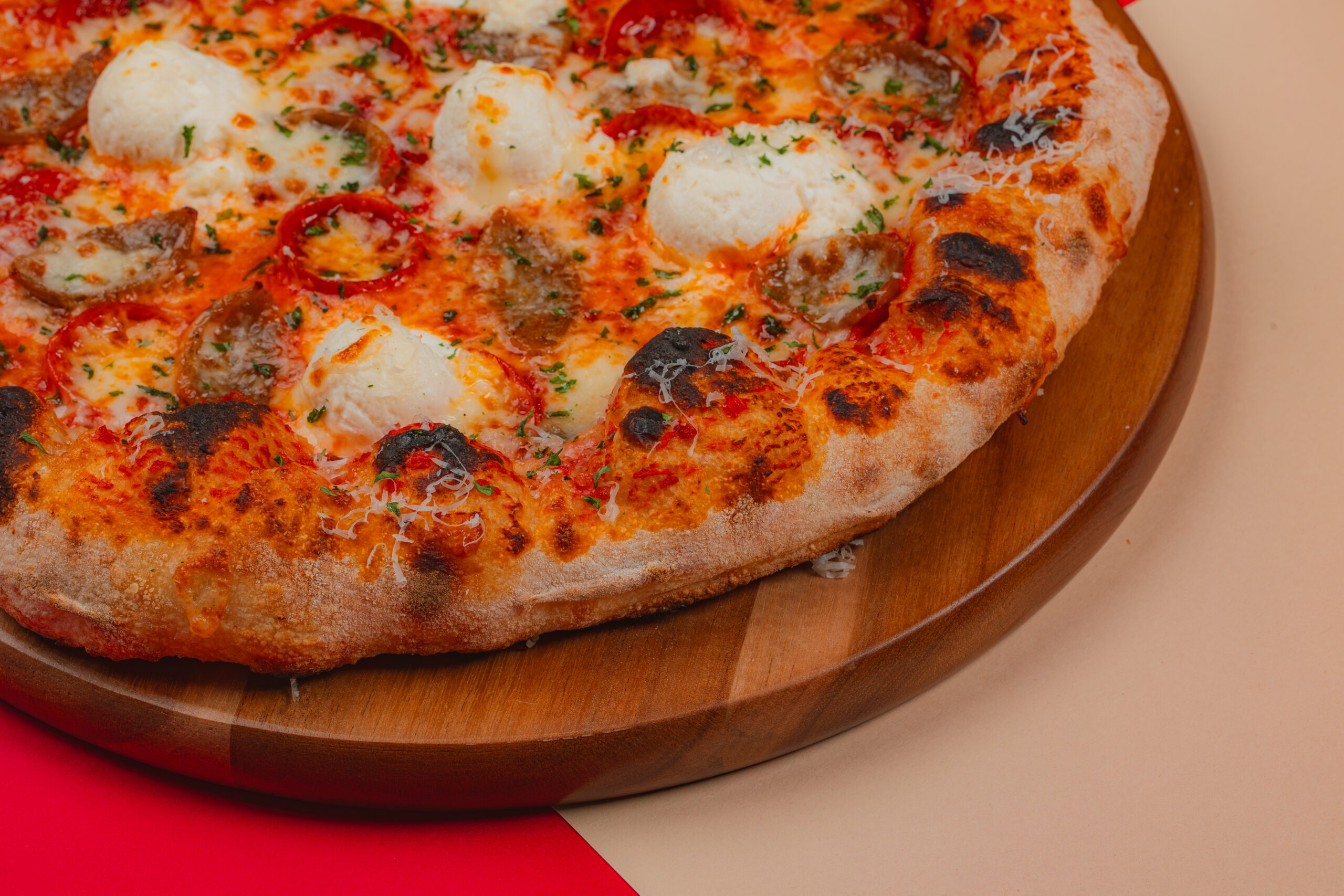 a photo of The Garfield pizza from Marty McPies