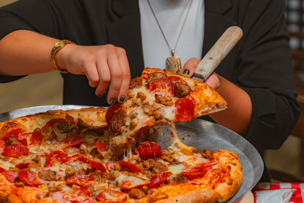 photo of the Meat Lovers Margarita pizza from Authentic New York Pizza