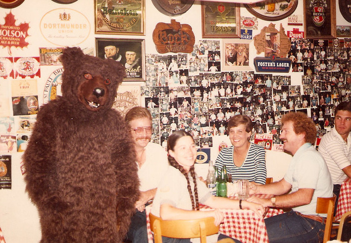 Vintage photo at B&Js Pizza