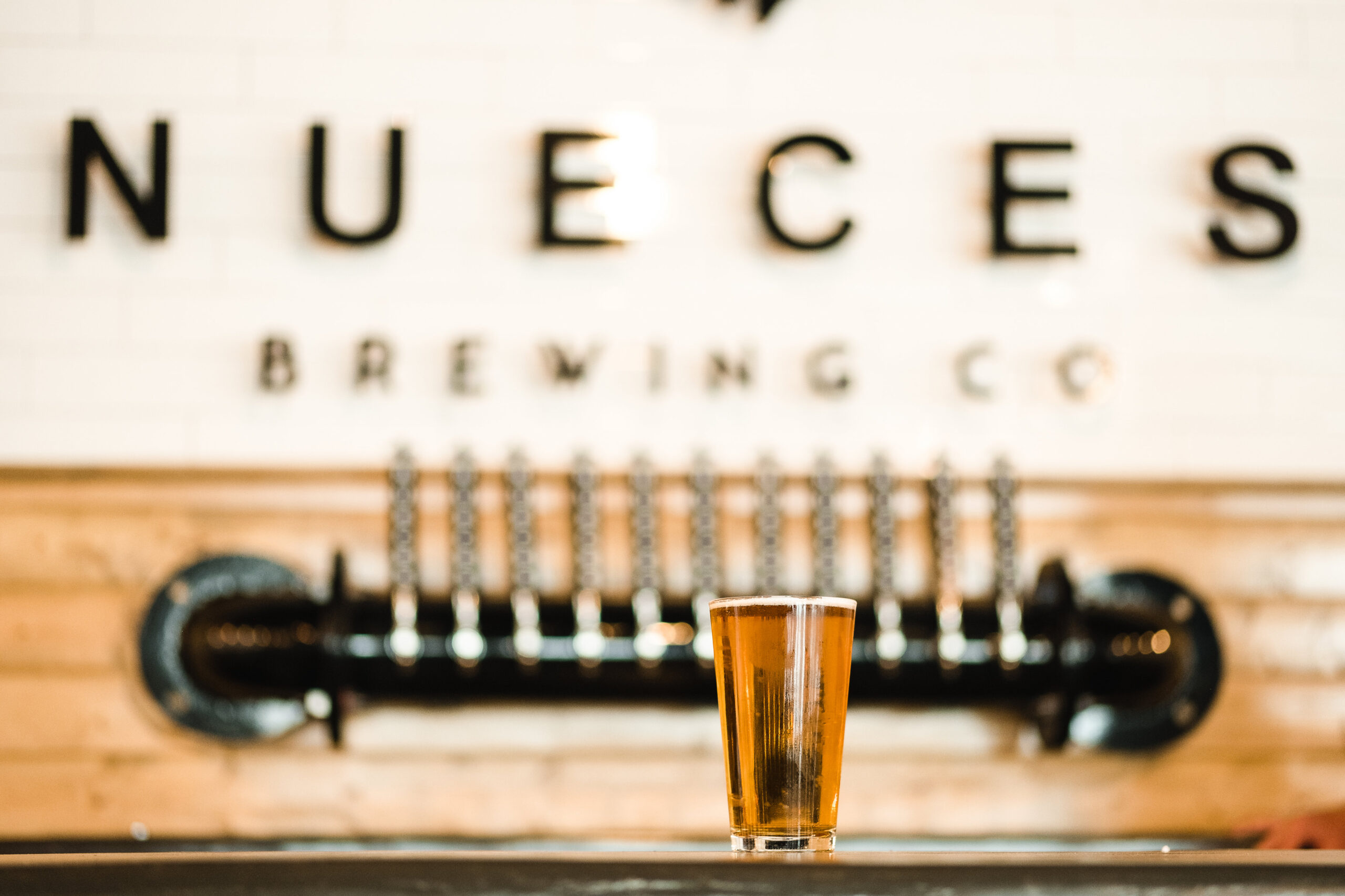 a photo of Nueces Brewing Co., one of many local breweries in Corpus Christi