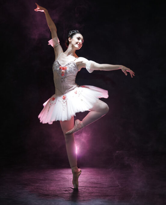 Elizabeth Hooper as the Sugar Plum Fairy dances in the Nutcracker for Corpus Christi Ballet