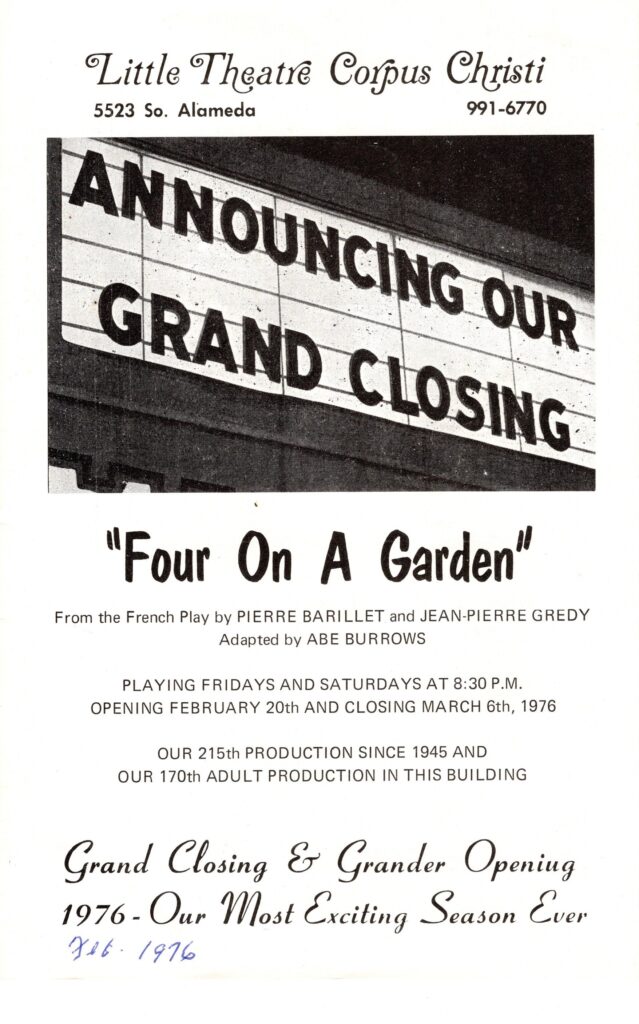 Four on a Garden-last at S Alameda location