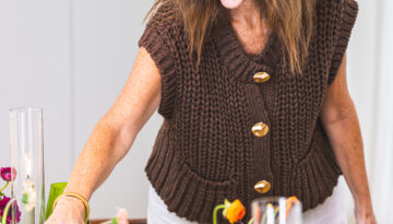 Jo Anne Howell of Oh Goodie Designs + Events styling a table for Spring.