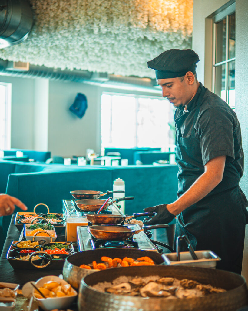 Brunch at Gallery 41 in Corpus Christi, Texas.