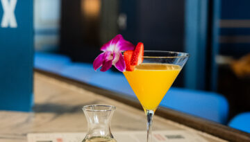 A cocktail at The Exchange in downtown Corpus Christi, Texas.