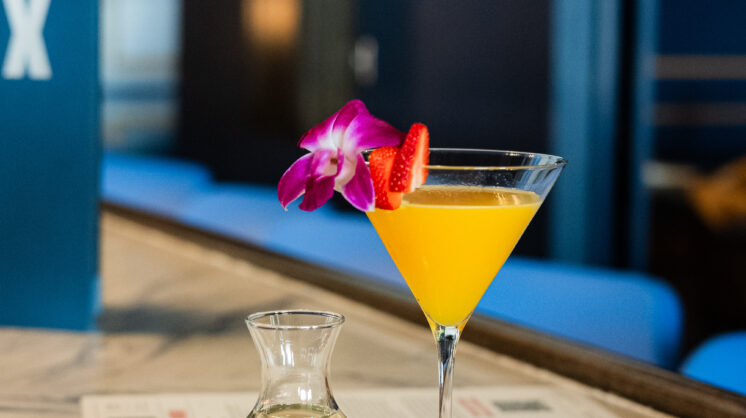 A cocktail at The Exchange in downtown Corpus Christi, Texas.